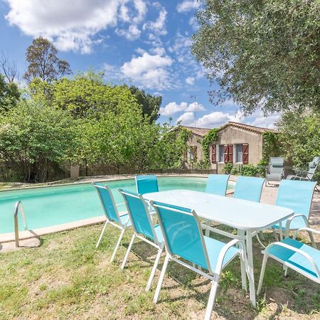 Maison Avec Piscine Location De Vacances Ferme Pedagogique Du Dolmen Le Pouget ภายนอก รูปภาพ